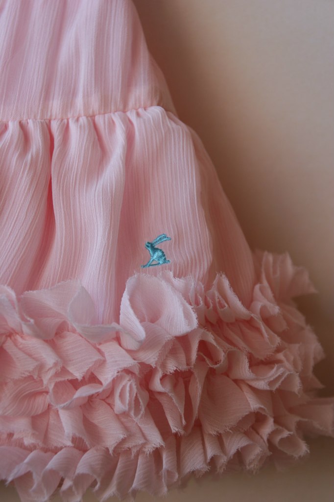Фото 3: Розовая юбка из шифона