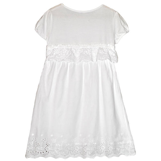 Нарядное белоснежное платье Patrizia Pepe для девочек. Фото: 2