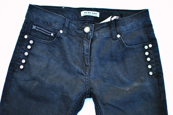 Фото 2: Зауженные джинсы для девочек TO BE TOO
