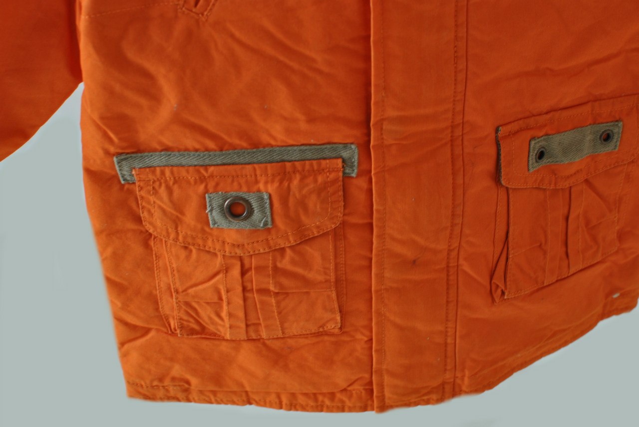 Фото 3: Оранжевая утепленная куртка Catimini