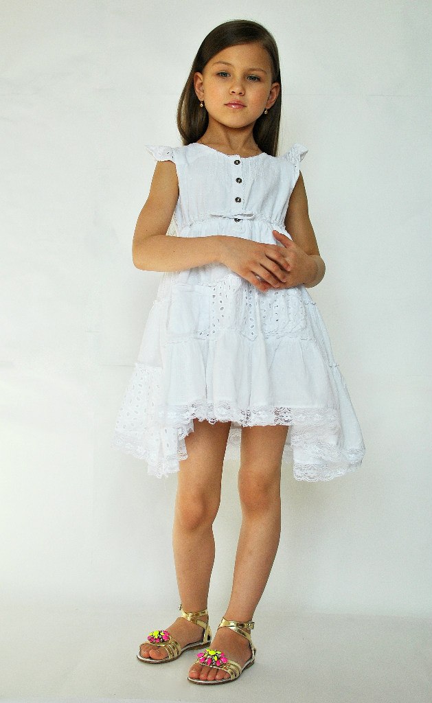 Фото 7: Белоснежное нарядное платье Next
