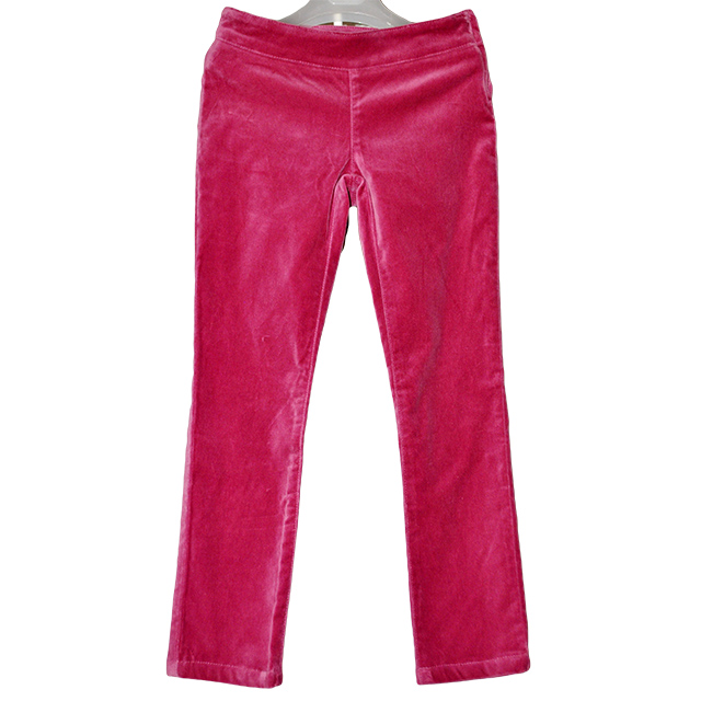 Вельветовые брюки красный фиолетового цвета, отлично сидят по фигуре. Украшены стразами. Фото: 1