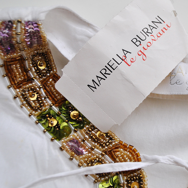 Нарядная блузка Mariella Burani из натурального хлопка. Фото: 4