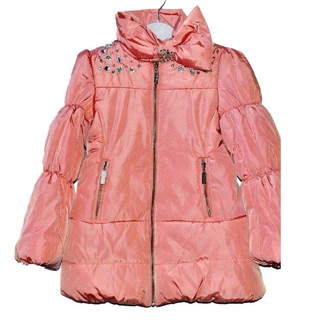 Фото 1: Нежно розовое пальто Monsoon с декоративными украшениями 