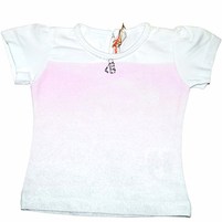 Фото 1: Розово-серая футболка Laura Biagiotti для малышей